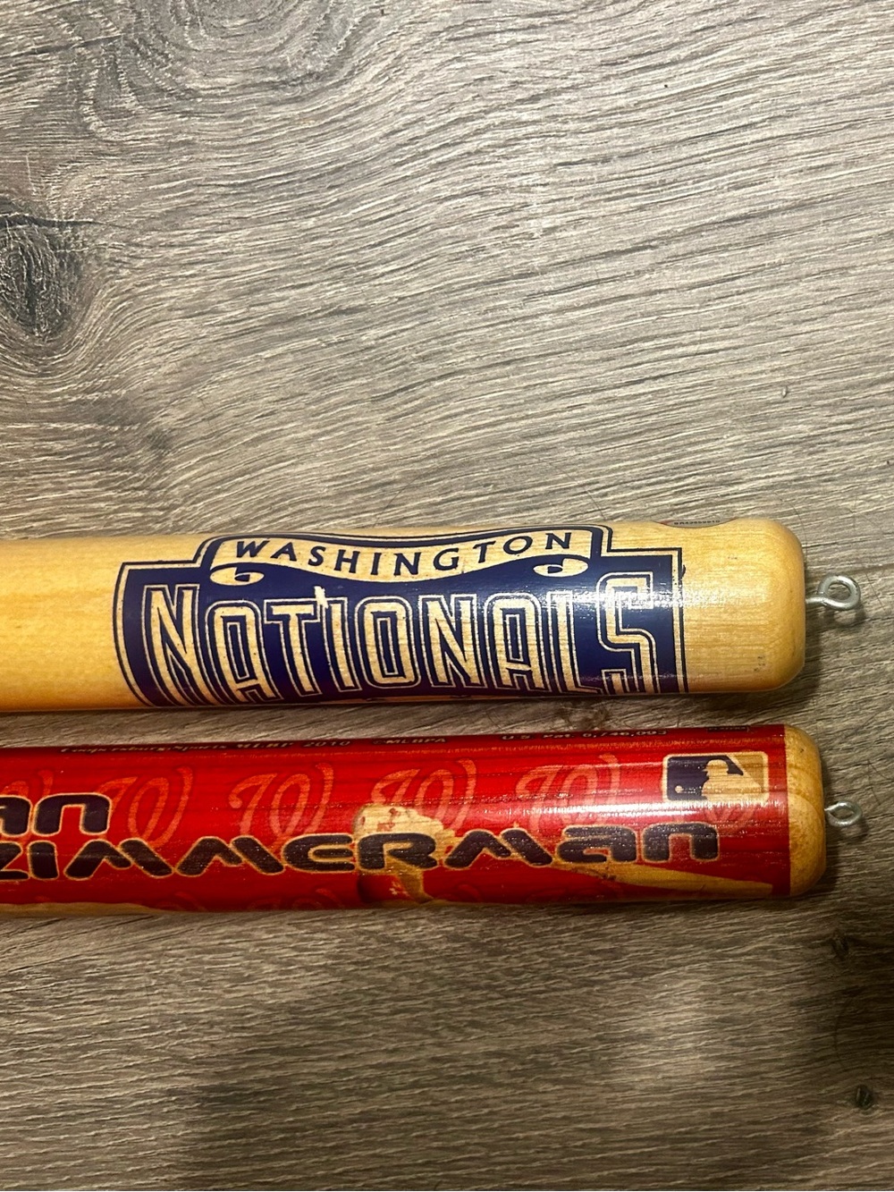 MLB Washington Nationals Red and Navy miniature Bat Souvenir Collectible